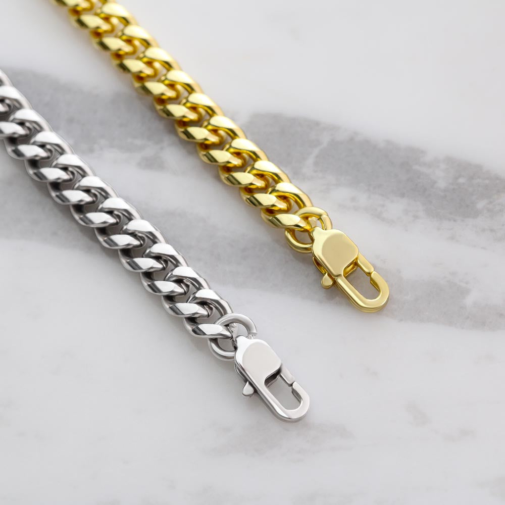 Cuban Link Chain Necklace - To My Dad - Father's Day
