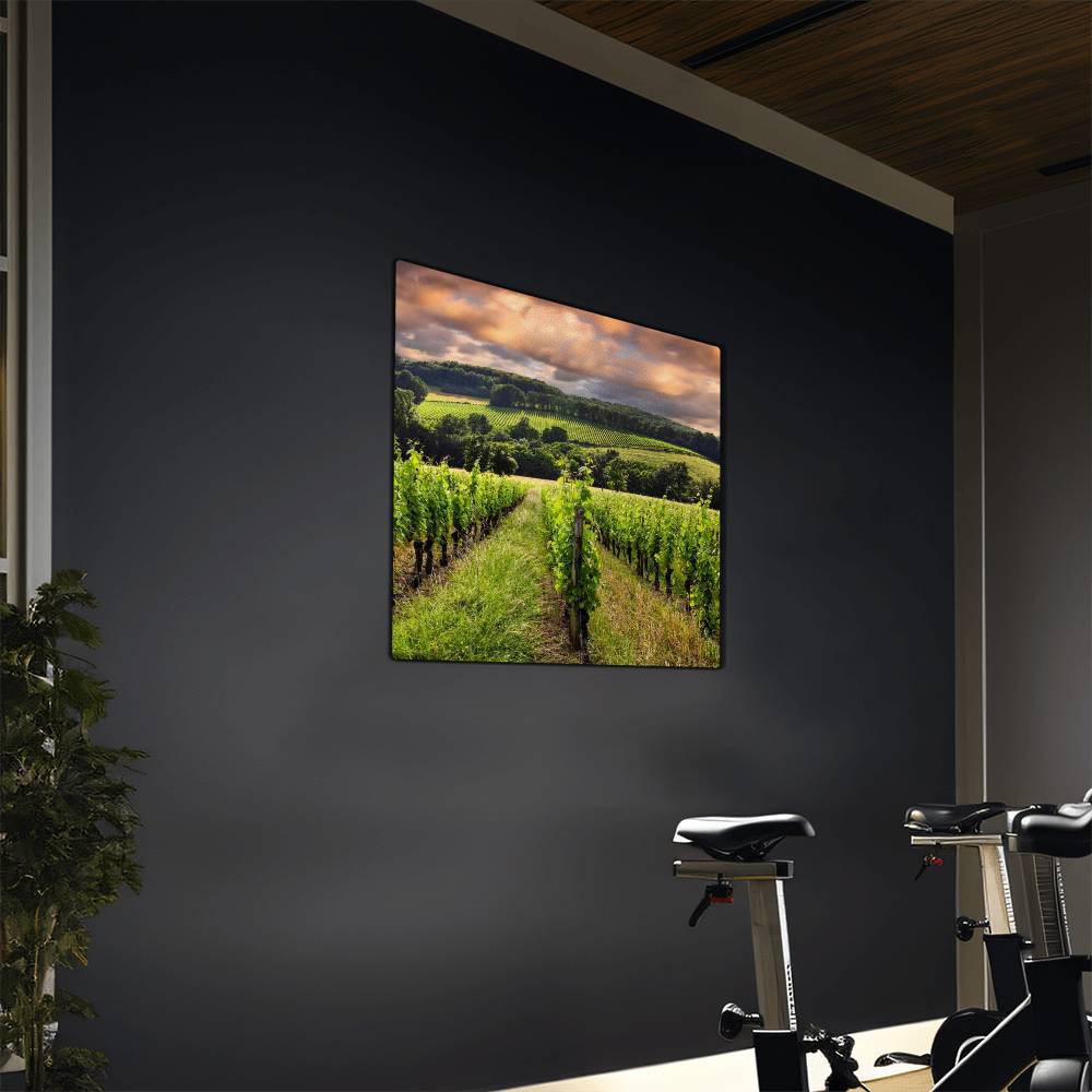 Custom Photo Metal Wall Art – Personalized High Gloss Aluminum Print Gift