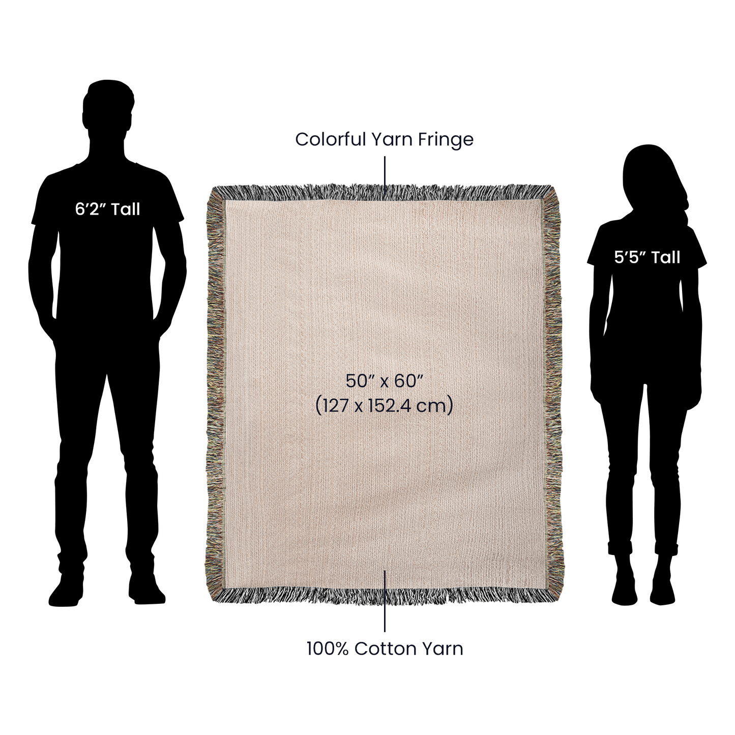 Til Death Do Us Part – Personalized Heirloom Woven Blanket