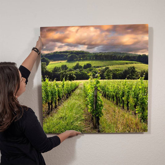 Custom Photo Metal Wall Art – Personalized High Gloss Aluminum Print Gift