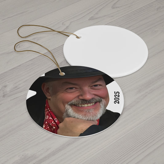 Oval Ceramic Ornament