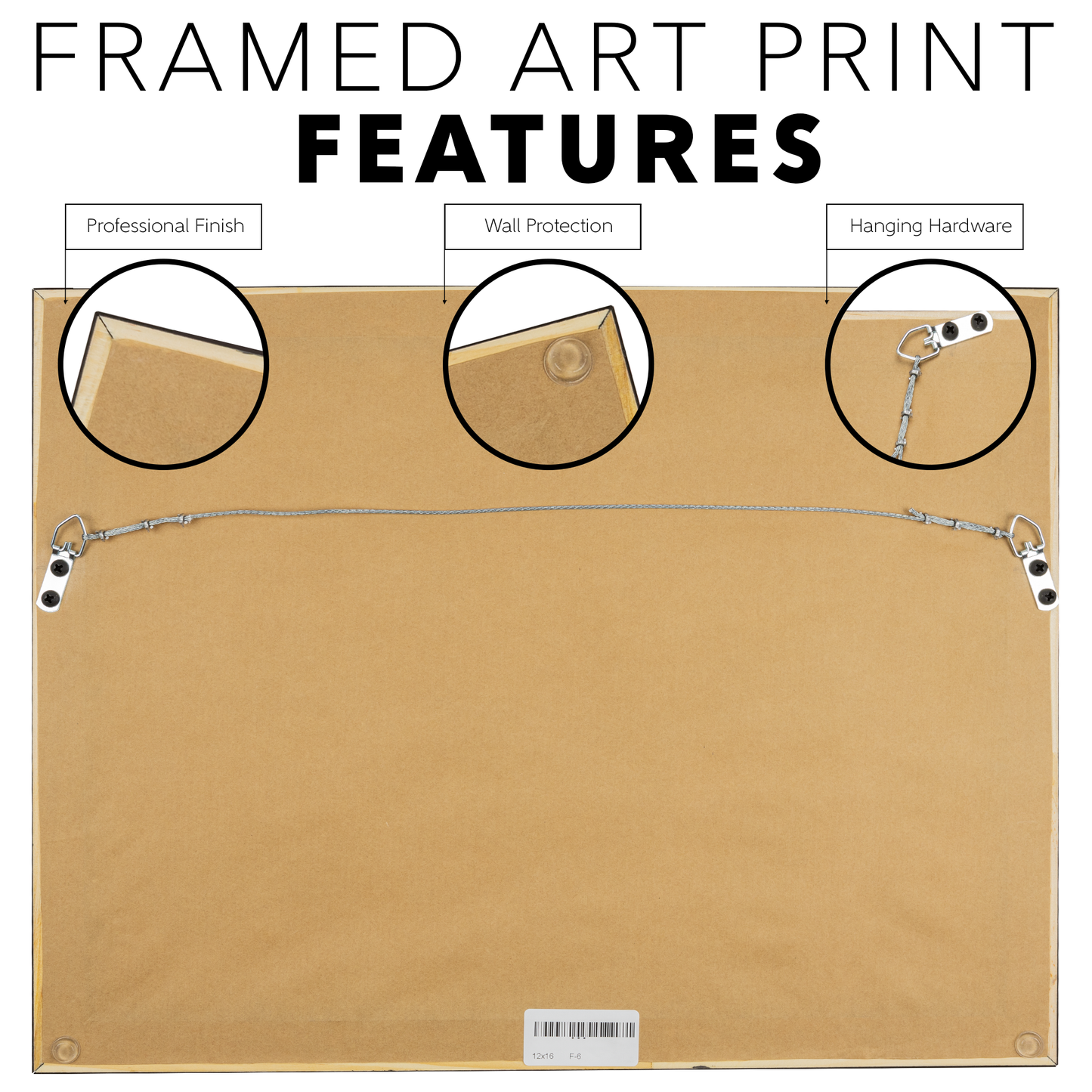 Custom Bigfoot Companion Portrait | Square Framed Art Print