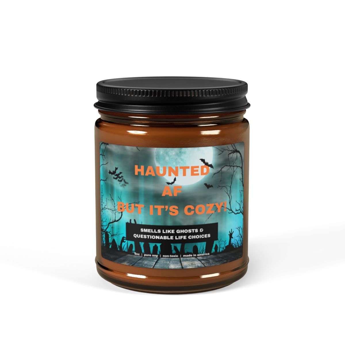 FUNNY Halloween Scented Candles - Soy Wax Blend - Great Gifts