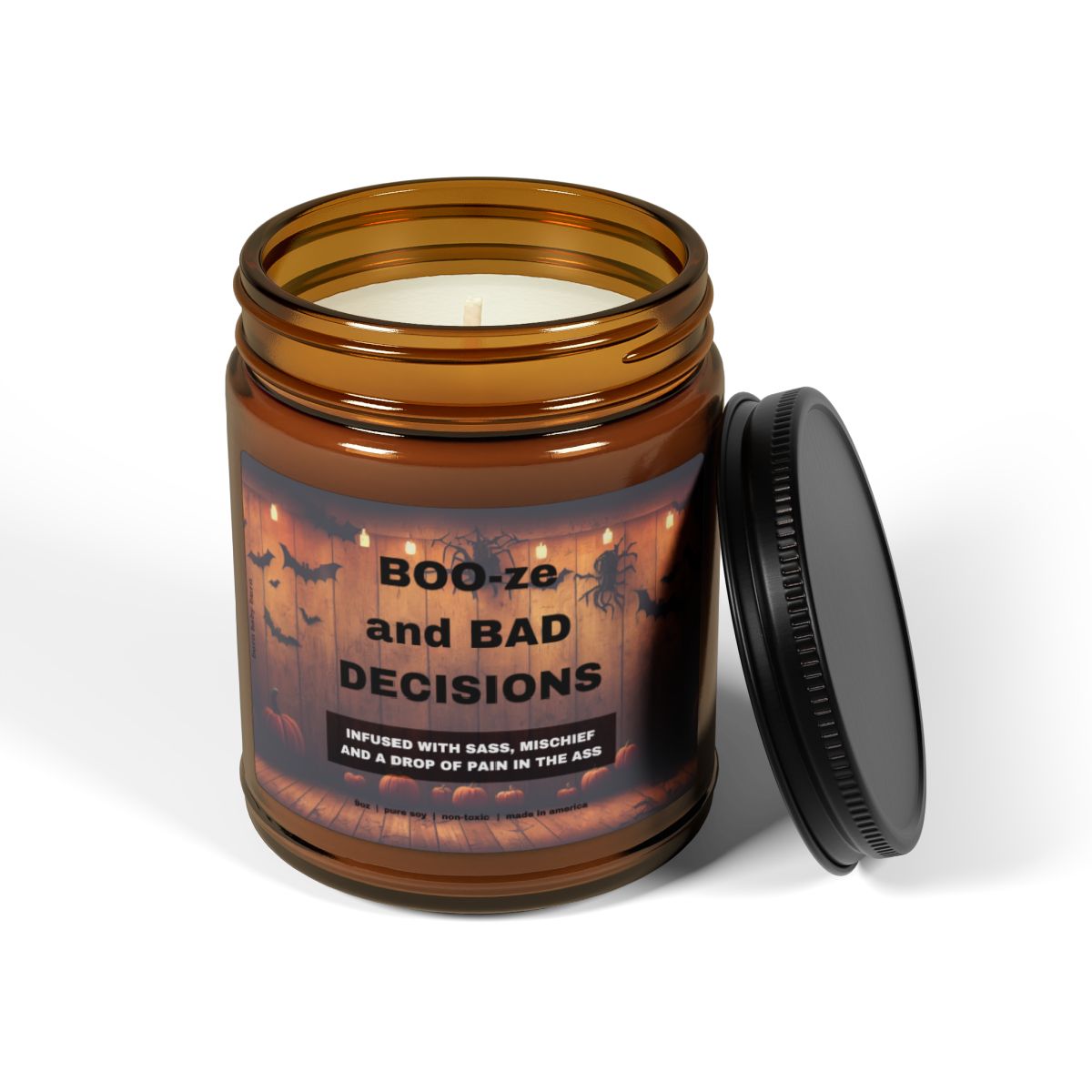 FUNNY Halloween Scented Candles - Soy Wax Blend - Great Gifts