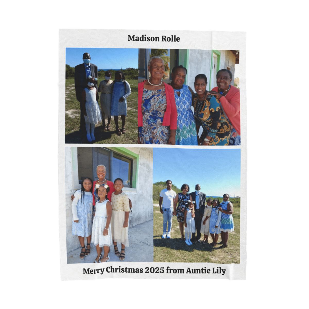 Velveteen Plush Blanket - Rolle Custom